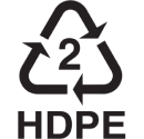 Logo reciclaje HDPE